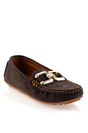 Kahve  Kadın Loafer Ayakkabı K01309100672