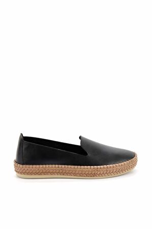 Bambi Siyah  Kadın Espadril K01309230809