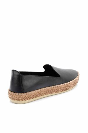 Bambi Siyah  Kadın Espadril K01309230809