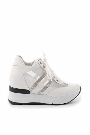 Bambi Beyaz  Kadın Sneaker K01313000509