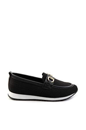 Siyah  Kadın Loafer Ayakkabı K01311000382