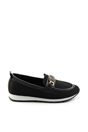 Siyah  Kadın Loafer Ayakkabı K01311000482