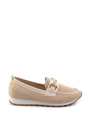 Bej  Kadın Loafer Ayakkabı K01311000382