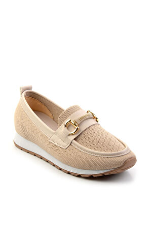 Bej  Kadın Loafer Ayakkabı K01311000382