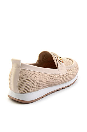 Bej  Kadın Loafer Ayakkabı K01311000382