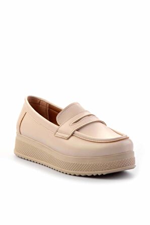 Bej  Kadın Loafer Ayakkabı K01311777709