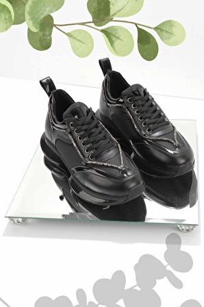 Bambi Siyah  Kadın Sneaker K01313001209