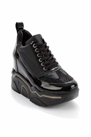 Bambi Siyah Parasüt  Kadın Sneaker K01313000267