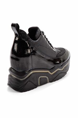 Bambi Siyah Parasüt  Kadın Sneaker K01313000267
