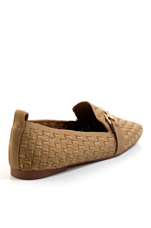 Taba  Kadın Loafer Ayakkabı K01327020182