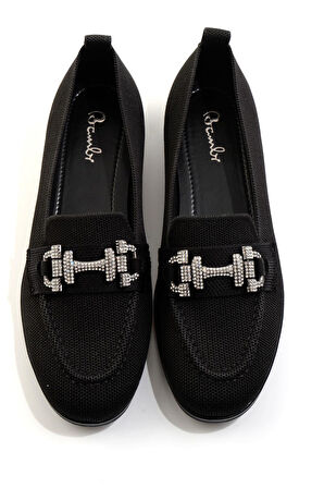 Siyah  Kadın Loafer Ayakkabı K01327022282