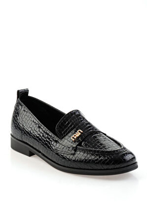 Siyah  Kadın Loafer Ayakkabı K01327023111