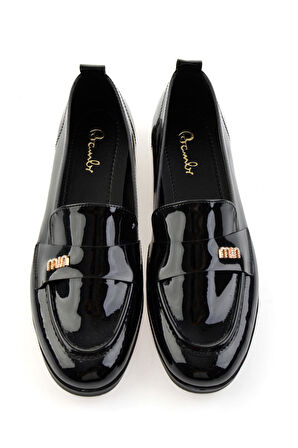 Siyah  Kadın Loafer Ayakkabı K01327023198