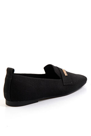 Siyah  Kadın Loafer Ayakkabı K01327023382