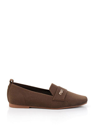 Kahve  Kadın Loafer Ayakkabı K01327023382