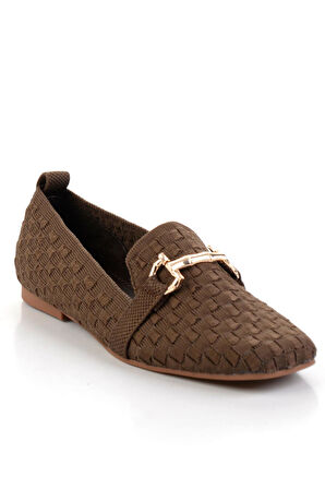 Kahve  Kadın Loafer Ayakkabı K01327020182