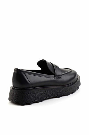 Siyah  Kadın Loafer Ayakkabı K01327241009