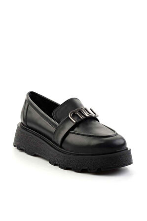 Siyah  Kadın Loafer Ayakkabı K01327251809