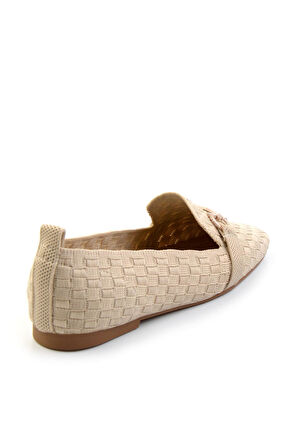 Bej  Kadın Loafer Ayakkabı K01327020182