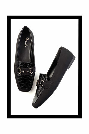 Siyah Kumaş  Kadın Babet K01327413004