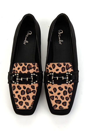 Siyah Leopar  Kadın Babet K01327413004