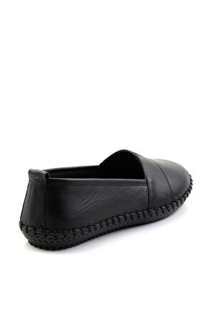 Siyah Leather Kadın Casual Ayakkabı K01331076203