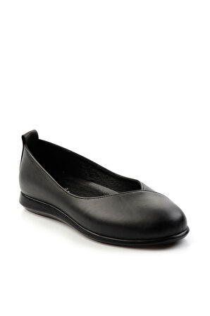 Siyah Leather Kadın Casual Ayakkabı K01331041803