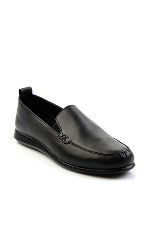 Siyah Leather Kadın Casual Ayakkabı K01331041703