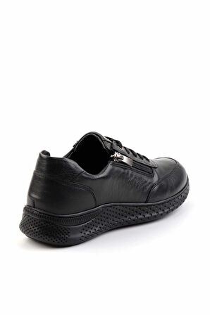 Siyah Hakiki Deri Kadın Sneaker K01331801103