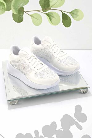 Beyaz  Kadın Sneaker K01343038109