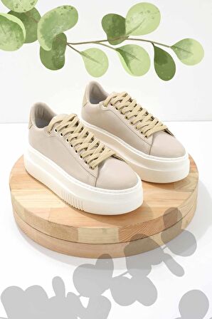 Bej  Kadın Sneaker K01344008009