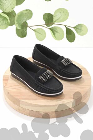 Siyah  Kadın Loafer Ayakkabı K01348065409