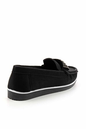 Siyah  Kadın Loafer Ayakkabı K01348065409