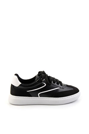 Siyah Süet   Kadın Sneaker K01344302202
