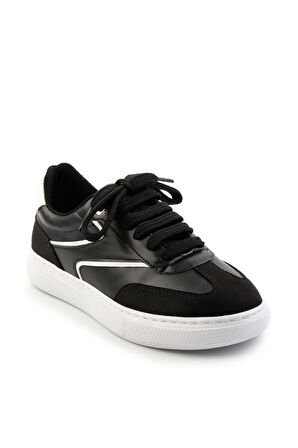 Siyah Süet   Kadın Sneaker K01344302202
