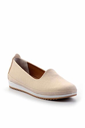 Bej Kumaş  Kadın Babet K01348065304