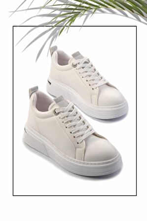 Beyaz  Kadın Sneaker K01377023309