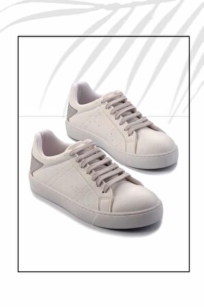 Beyaz  Kadın Sneaker K01377023809
