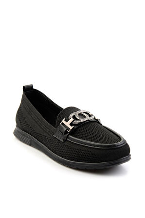 Siyah  Kadın Loafer Ayakkabı K01370100082