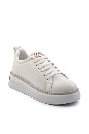 Beyaz  Kadın Sneaker K01377024007