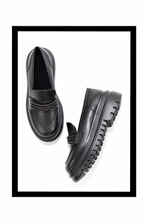 Siyah   Kadın Loafer Ayakkabı K01386086009