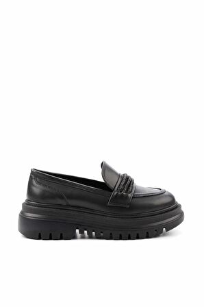 Siyah   Kadın Loafer Ayakkabı K01386086009