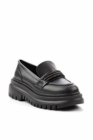 Siyah   Kadın Loafer Ayakkabı K01386086009