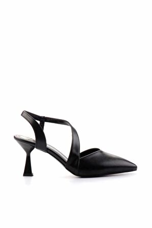 Siyah  Kadın Klasik Topuklu Ayakkabı K01397041009