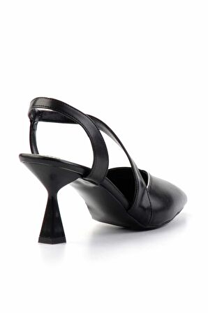 Siyah  Kadın Klasik Topuklu Ayakkabı K01397041009