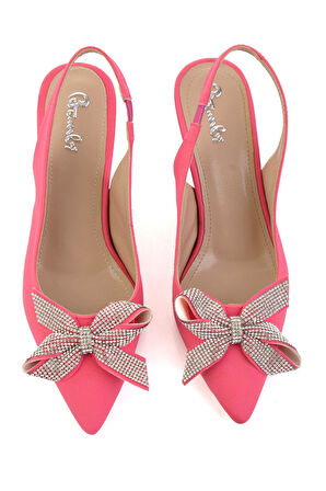 Mat Fuşya  Kadın Abiye Ayakkabı K01397180038