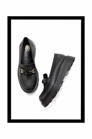 Siyah  Kadın Loafer Ayakkabı K01404083009