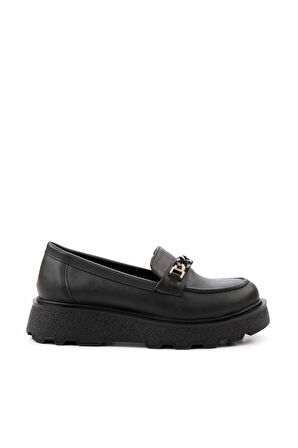 Siyah  Kadın Loafer Ayakkabı K01404083009