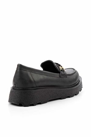 Siyah  Kadın Loafer Ayakkabı K01404083009