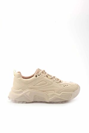 Ekru  Kadın Sneaker K01406273309